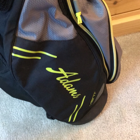 Adams Golf CA 1402 Sunday Bag (Black/Grey, 6.5" 2-way top) Golf - Picture 9 of 12